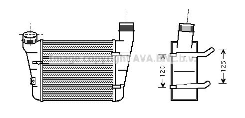 AVA QUALITY COOLING Kompressoriõhu radiaator AI4221